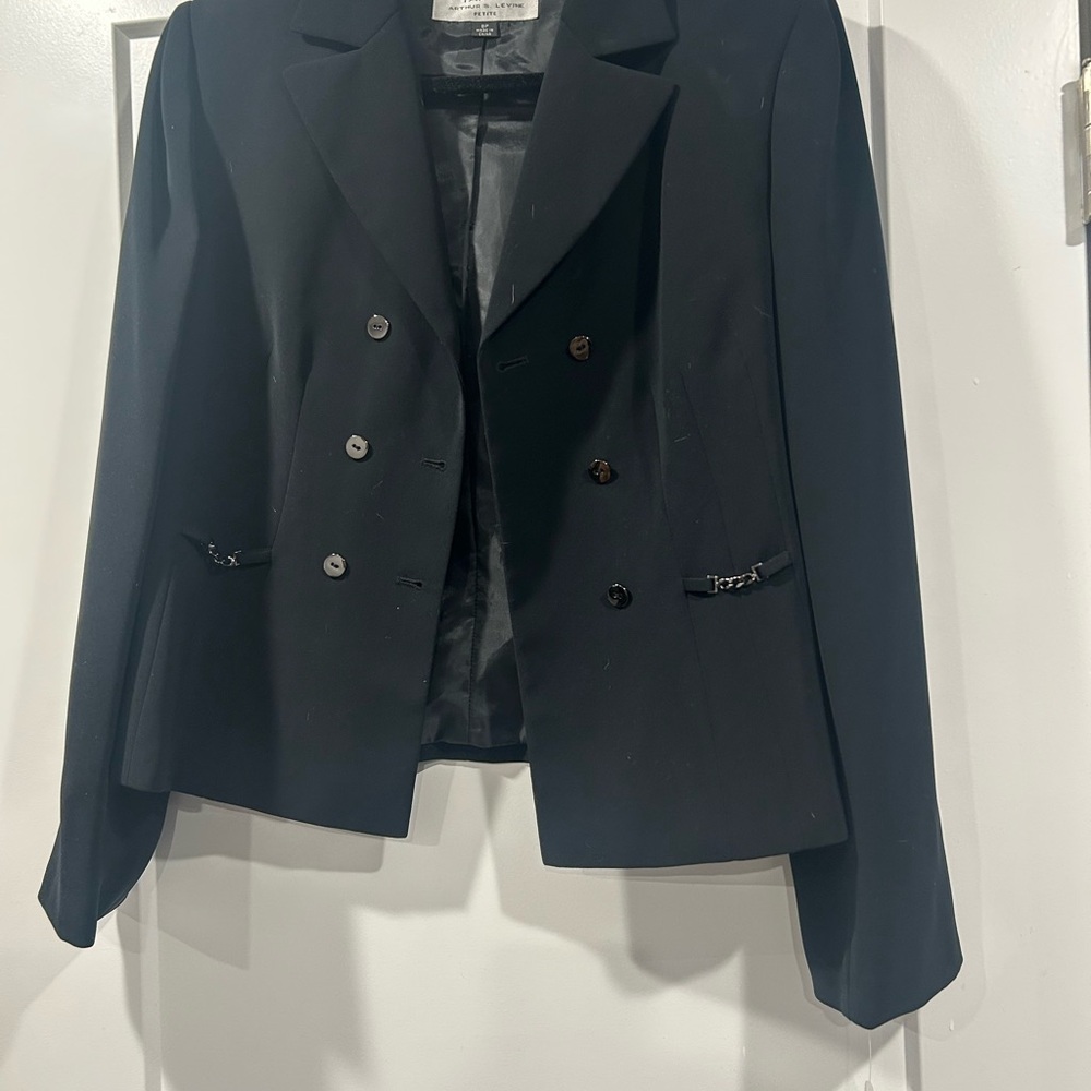 BP Black Double-Breasted Blazer